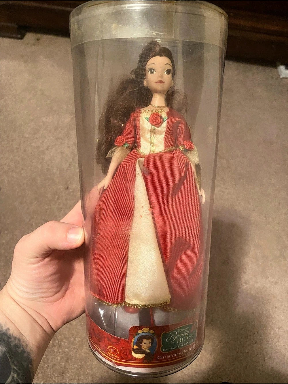 Applause Beauty and the Beast: The Enchanted Christmas Belle Doll Enchanted